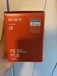 Sony Fe 50mm F/1.8 Standard Prime Lens Sel50f18f For E-mount Cameras. Fixed Price $200.00.