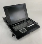Startech Cabcons8 1u Cabinet Console With 8 Port Kvm Switch - Parts Or Repair. Fixed Price $229.99.