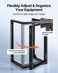 15u Wall Mount Server Rack, 150 Lbs Max Load Capacity, Open Frame Network Rack. Fixed Price $116.60.