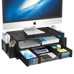 Simple Trending 2 Tier Metal Monitor Stand Riser And Computer Desk Org... Fixed Price $28.04.