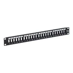 Icc 24 Port Blank Keystone 1u Patch Panel With 19 Metal Rackmount Housing. Fixed Price $38.24.