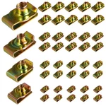 Mingqieven 40 Piece Uclip Nut Set For Auto Car, M4 M5 M6 M8 Unut Assortment K.... Fixed Price $22.78.