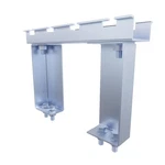 Navepoint Electro Zinc Plated 8" Wide Cabinet And Floor Stand. Fixed Price $48.39.
