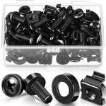 Ripeng 50 Set M6 X 16 Mm Rack Mount Screws And Cage Nuts - Stainless Steel Serve. Fixed Price $14.95.