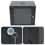 9u Server Rack Enclosure Wall Mount Network Cabinet 15.5'' Deep Lock. Fixed Price $75.19.