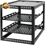 12u Open Frame Network Rack 19 Inch Av It Floor Wall Mount Shelf Kit. Fixed Price $118.51.