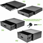 Server Cabinet Case 19" Rack Mount Dj Locking Lockable Deep Drawer With Key. Fixed Price $57.99.