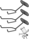Qwork Heavy Duty Wall Mount Gravity Feed Spray Gun Holder Compatible With Most P. Fixed Price $11.99.