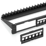 Everest 24-port Keystone Patch Panel 4-pack Removable 6-port Inserts 1u Rack. Fixed Price $59.97.