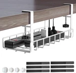 Under Desk Cable Management Tray, Xpatee Upgraded Wire No Drill Sc. Fixed Price $23.68.