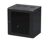 Racktech Wr6412 17 3/4" Deep 12u Black Wall Mount Rack With M6 Threaded Rails. Fixed Price $209.99.