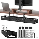 Under Desk Cable Management Tray, Heavy Duty Steel Organizer With No Dr.... Fixed Price $61.55.