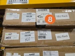 00301328: New Navepoint 18u Wall Mount Network Server Data Cabinet Enclosure. Fixed Price $295.00.