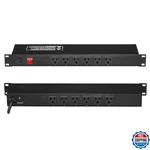 Vevor 12 Outlet Horizontal 1u Rack Mount Pdu Power Strip For Network Server. Fixed Price $64.70.