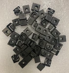 Datafig Black 10-32 Slide-on Rack Mount Cage Nuts 50 Pack (for Round Hole Rack). Fixed Price $30.00.
