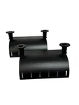 Cpi Chatsworth 14304-709, Pair Toolless Cross Member Radius Drop 9" W, Black, Ob. Fixed Price $29.57.
