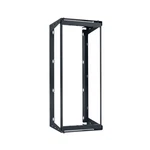 Rack-swing Gate-25u, 18ind, 1pr Fixed Rails, Blk Lowell Sr2518. Fixed Price $286.72.