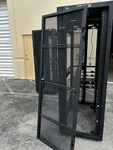 Panduit 42u Server Rack Cabinet Enclosure 700mmx42rux1200mm "door Hinge Missing". Fixed Price $1400.00.