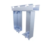 Navepoint Electro Zinc Plated 6" Wide Cabinet And Floor Stand. Fixed Price $47.59.