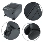 12u Server Rack Enclosure Wall Mount Iron Mesh Cabinet 15.5'' Deep. Fixed Price $118.73.