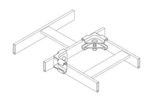 Chatsworth Products Cpi 11302-001 Junction Splice Kit, 1-1/2" Stringer, New. Fixed Price $12.00.