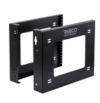 *defects* Riveco 6u Open Frame Rack Wall Mount & Desktop Electronic Shelf. Fixed Price $54.99.