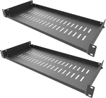 Jingchengmei 2 Pack Of 1u Disassembled Vented Cantilever Server Rack Mount Shelf. Fixed Price $50.54.