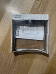 Square Towel Holder Savern Richard Clack Design Wall Mount Chrome Finish. Fixed Price $19.00.