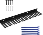 Trustaloa 19 Slot Wall Mount Cable Cord Organizer Rack W/ Reusable Ties + Screws. Fixed Price $18.95.