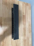 Hellermanntyton - Wmb1 Horiz. Wire Mgr Sgl-sided 2u 3x3in Blck (1 Ea). Fixed Price $20.00.