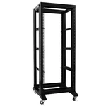 New 27u 4 Post Open Frame Network It Server Rack 17" Deep With L Rails. Fixed Price $220.47.