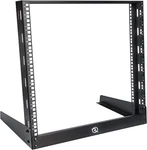 Riveco 12u Desktop Rack For Audio & Network Devices 19 Inch 2 Post 12u, Black. Fixed Price $89.87.