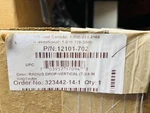 12101-702 (cpi) Cable Runway Radius Drop; Stringer; 7.75"w; Black. Fixed Price $25.00.