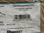 Frfwc24x4w12yl (panduit) Fiberrunner 4-way Cross With 12" X 4" Exits. Fixed Price $355.00.