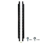 Sound Town 2-pack 14u Rack Rails, Black Powder Finish, With Screws (st-rr-14u). Fixed Price $28.04.