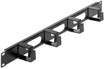 Intellinet 19 Inch Cable Management Panel, 1u, 4 Short Plastic Rings, Black Cabl. Fixed Price $21.80.