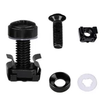 Zclgood 50pcs M6 X 16mm Rack Mount Cage Nuts, Screws & Nylon Black Zinc. Fixed Price $12.37.