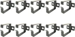 Metal Master - 10 Pack Server Rack Cable Management D-ring Hooks Bracket Organ. Fixed Price $36.42.