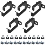 Kwmobile Server Rack Cable Management D-ring Hooks (5 Pieces) - 5x 6cm, Black. Fixed Price $21.11.