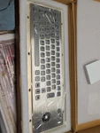 Metal Kiosk Keyboard Stainless Steel Industrial With Trackball. Fixed Price $120.00.