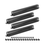 Patikil 1u 19 Inch Cable Manager, 4 Pack 24 Slot Horizontal Rac... Usa Fast Ship. Fixed Price $51.26.