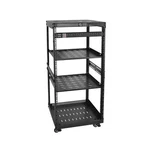 Riveco 22u Network Rack With Reinforced Top & Bottom Vented Plates - 4 Rollin.... Fixed Price $459.03.