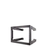Vertical Cable 6u Open Wall Mount Frame Rack - Adjustable Depth 18"-30". Fixed Price $108.24.