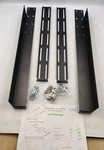 Universal 4-post Rack Mount Server Shelf Rails For Dell Compaq Hp Ibm Apc 16-33". Fixed Price $29.99.