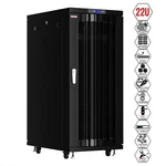 Server Rack 22u Network Cabinet 39" Depth Data - Vented Mesh Door. Fixed Price $919.00.