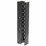 New Hubbell Vs76h Vertical Channel Steel Cable Organizer For 7ft Black Rack. Fixed Price $355.00.