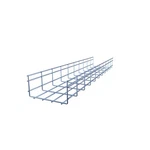 Navepoint Electro Zinc Plated Wire Mesh Cable Tray, 7.88"w X 3.94"d 118.12"l. Fixed Price $700.00.