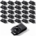 Molain 25 Pcs Extruded Utype Nuts, M6 Bumper Fender U Clips Black Spring Nut .... Fixed Price $11.48.