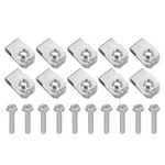 Patikil M50.8 Bolt And Unut, 10 Pcs Extruded U Nut & Body Kit Fasteners .... Fixed Price $12.32.