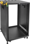 Riveco Pomu 18u Stereo & Server Rack With Caster Wheels, Rolling Network. Fixed Price $445.99.